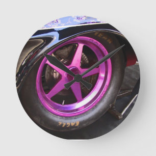 NITRO MILITIA mancave acrylic wall clock Runde Wanduhr