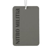 NITRO MILITIA Schnellspur-Lufterfrischer Autolufterfrischer (Rückseite)