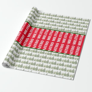 NITRO MILITIA Weihnachtsgeschenkpapier Nr. 7 Geschenkpapier