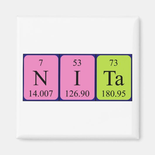 Nitro Periodenmagnet Magnet (Vorne)