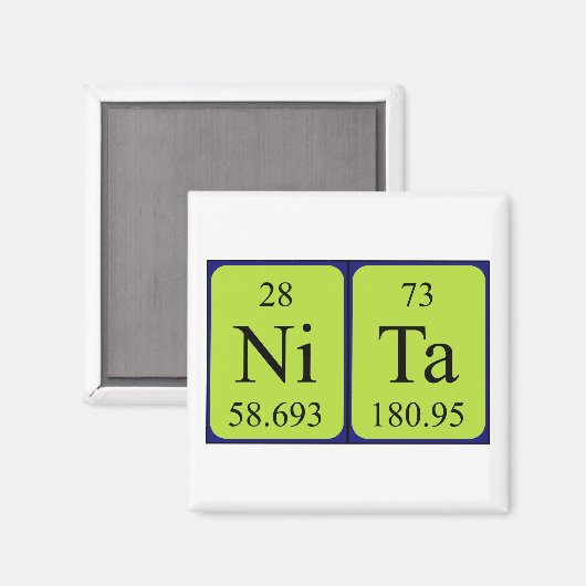 Nitro Periodenmagnet Magnet (Vorderseite/Rückseite)
