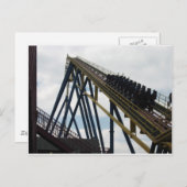 Nitro Roller Untersetzer Sechs Flaggen Großes Aben Postkarte (Vorne/Hinten)