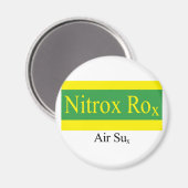 Nitrox Rox Magnet (Vorderseite/Rückseite)