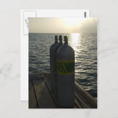 Nitrox Scuba Tanks Postkarte (Vorne/Hinten)
