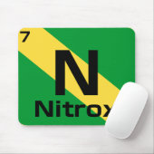 Nitrox-Tauchflagge Periodensystem-Mauspad Mousepad (Mit Mouse)