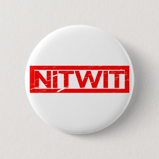 Nitwit-Briefmarke Button (Vorderseite)