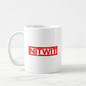 Nitwit-Briefmarke Kaffeetasse (Links)