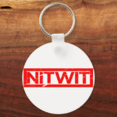 Nitwit-Briefmarke Schlüsselanhänger (Vorderseite)