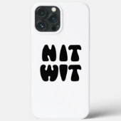 NITWIT Case-Mate iPhone HÜLLE (Rückseite)