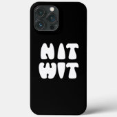 NITWIT Case-Mate iPhone HÜLLE (Rückseite)