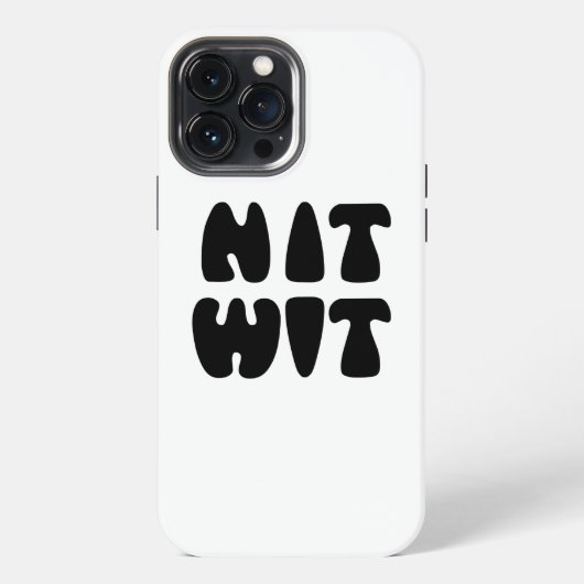 NITWIT iPhone HÜLLE (Rückseite)