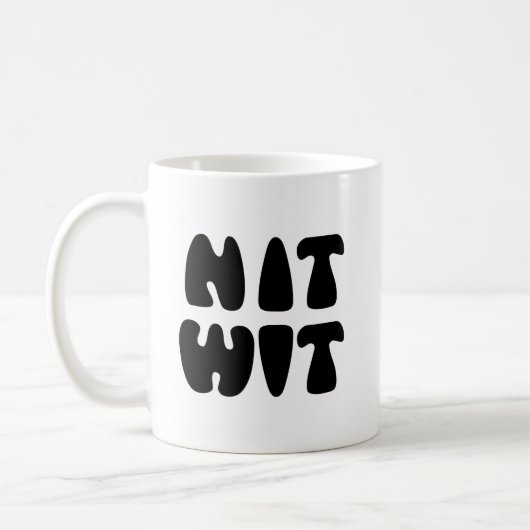 NITWIT KAFFEETASSE (Links)