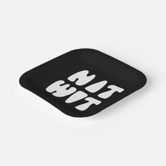 NITWIT PAPPTELLER (Gewinkelt)