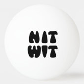 NITWIT TISCHTENNISBALL (Rückseite)