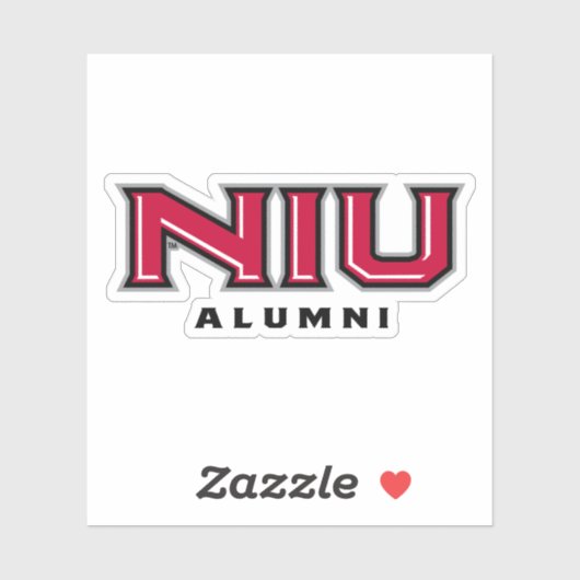 NIU Alumni Aufkleber (Blatt)