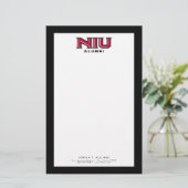 NIU Alumni Briefpapier (Stehend Vorderseite)