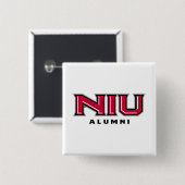 NIU Alumni Button (Vorne & Hinten)