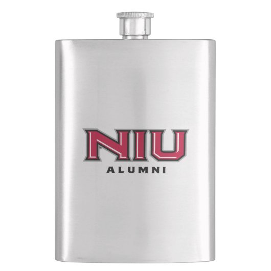NIU Alumni Flachmann (Vorderseite)