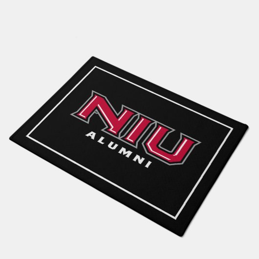 NIU Alumni Fußmatte (Schrägansicht)