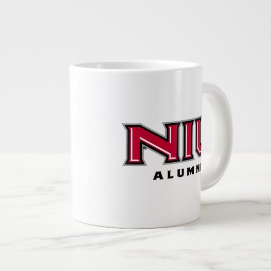 NIU Alumni Jumbo-Tasse (Vorderseite Rechts)
