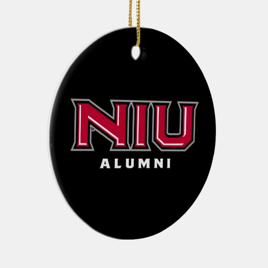 NIU Alumni Keramik Ornament (Rechts)