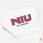 NIU Alumni Rechteckiger Aufkleber (Umschlag)