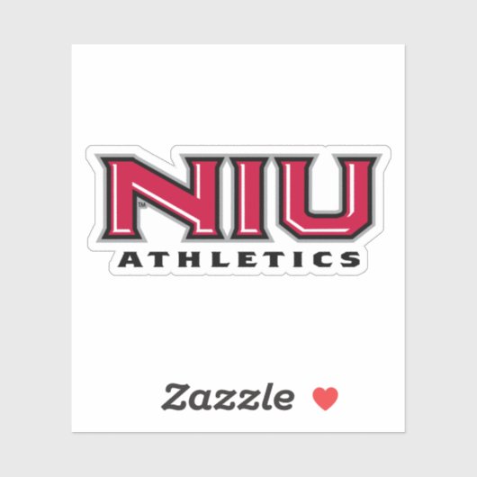 NIU Athletics Aufkleber (Blatt)