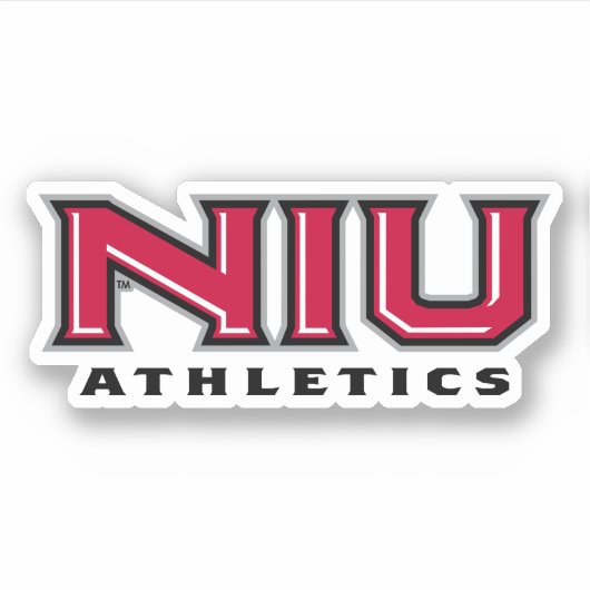 NIU Athletics Aufkleber (Vorderseite)