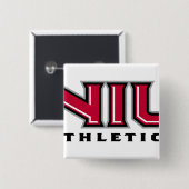 NIU Athletics Button (Vorne & Hinten)