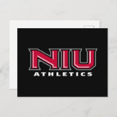 NIU Athletics Einladungspostkarte (Vorne/Hinten)