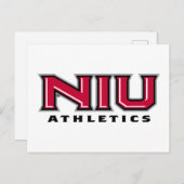 NIU Athletics Postkarte (Vorne/Hinten)