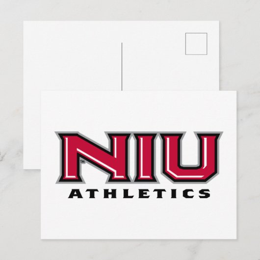 NIU Athletics Postkarte (Vorne/Hinten)
