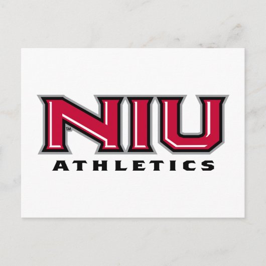 NIU Athletics Postkarte (Vorderseite)