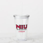 NIU Athletik Acryltrinkbecher (Vorderseite)