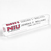 NIU Athletik Namensplakette