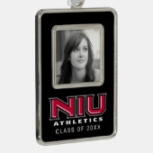 NIU Athletik Rahmen-Ornament Silber (Rechts)