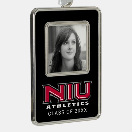 NIU Athletik Rahmen-Ornament Silber (Rechts)