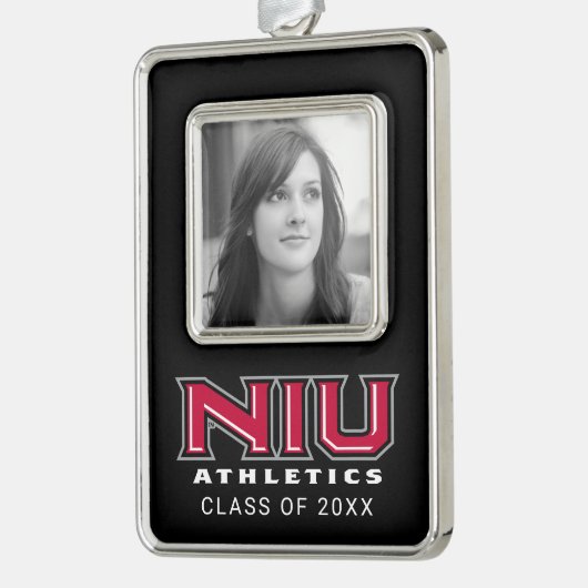 NIU Athletik Rahmen-Ornament Silber (Links)