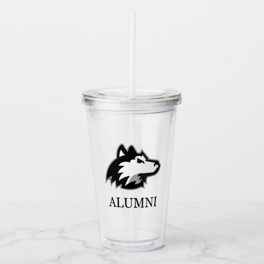 NIU Huskies Alumni Acryltrinkbecher (Vorderseite)