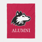 NIU Huskies Alumni Fleecedecke (Vorderseite)