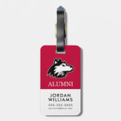 NIU Huskies Alumni Gepäckanhänger (Rückseite vertikal)