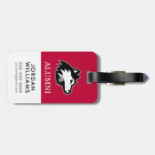 NIU Huskies Alumni Gepäckanhänger (Rückseite horizontal)