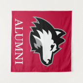 NIU Huskies Alumni Wandteppich (Vorderseite (Horizontal))
