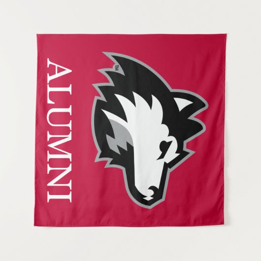 NIU Huskies Alumni Wandteppich (Vorderseite (Horizontal))
