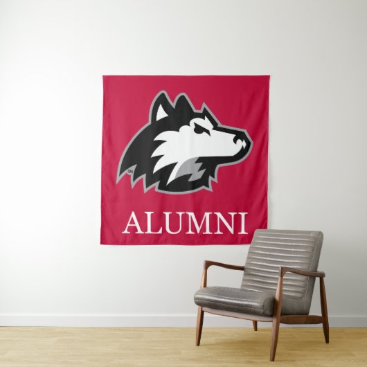 NIU Huskies Alumni Wandteppich (Beispiel)