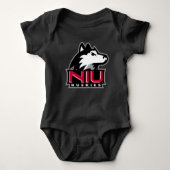 NIU-Huskies Baby Strampler (Vorderseite)