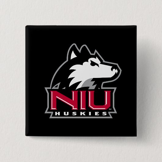 NIU Huskies Button (Vorderseite)