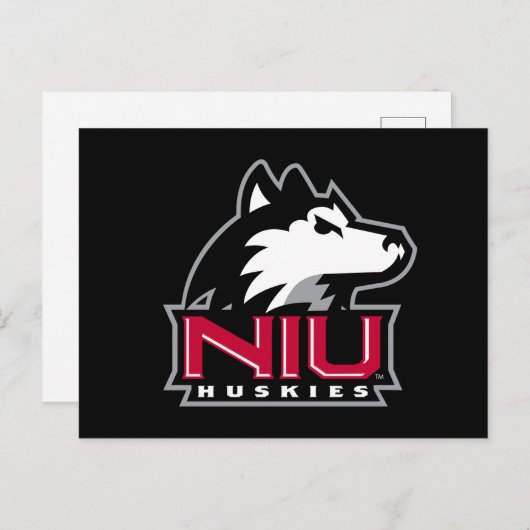 NIU Huskies Einladungspostkarte (Vorne/Hinten)
