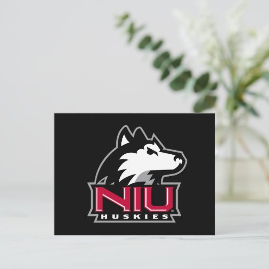 NIU Huskies Einladungspostkarte (Stehend Vorderseite)