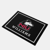NIU-Huskies Fußmatte (Schrägansicht)